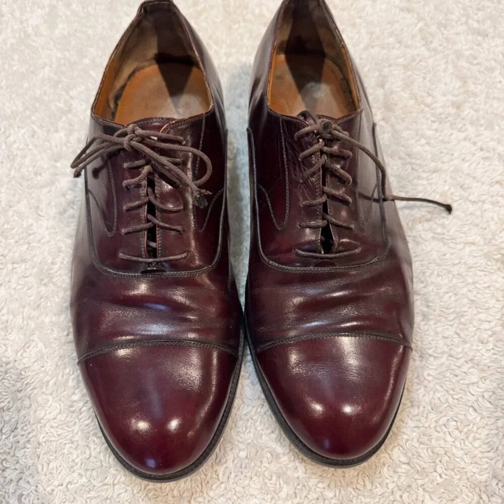 Salvatore Ferragamo Men's  Lace Up Oxfords Size 10
